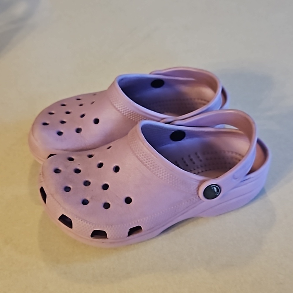 Purple crocs